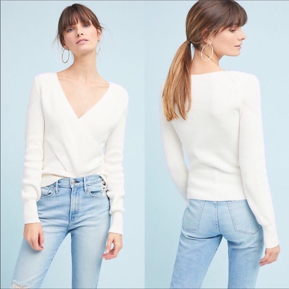 Anthropologie Sweaters - 🎉NWT Anthropologie Moth Wrap Sweater🎉